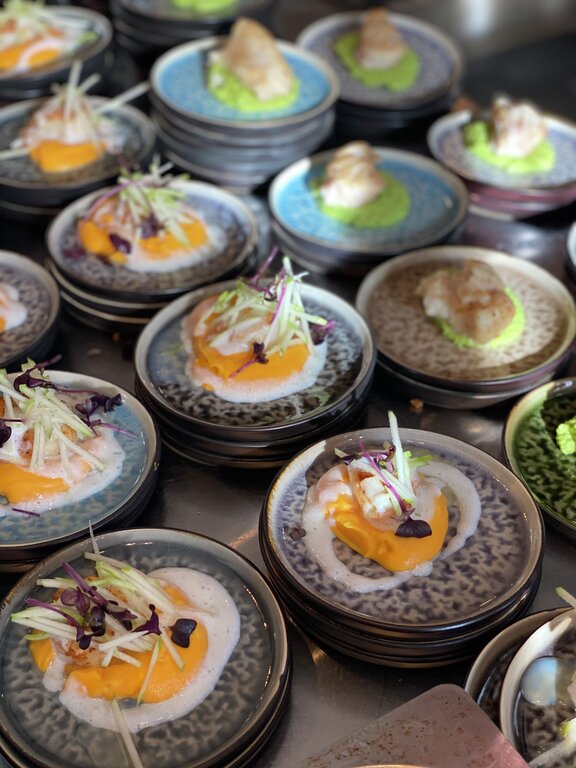 Sushi Food Plates Catering Buffett